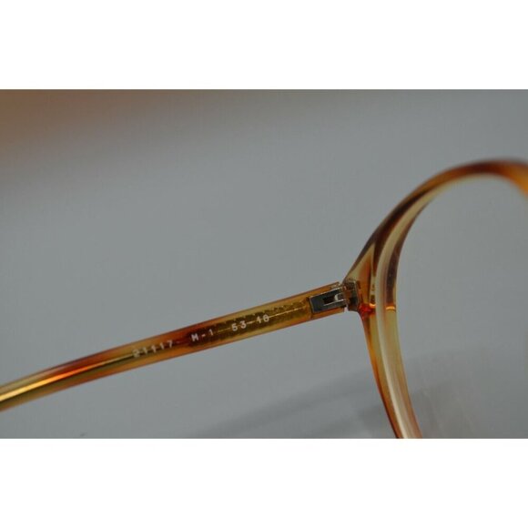 Concorde Eyeglasses Frames Orange Plastic Secretary Geek Chic 53^18 140mm Vtg - Picture 8 of 11